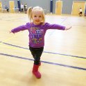 Kylee practices her dance